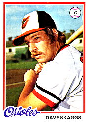 1978 Topps Baseball Cards      593     Dave Skaggs RC